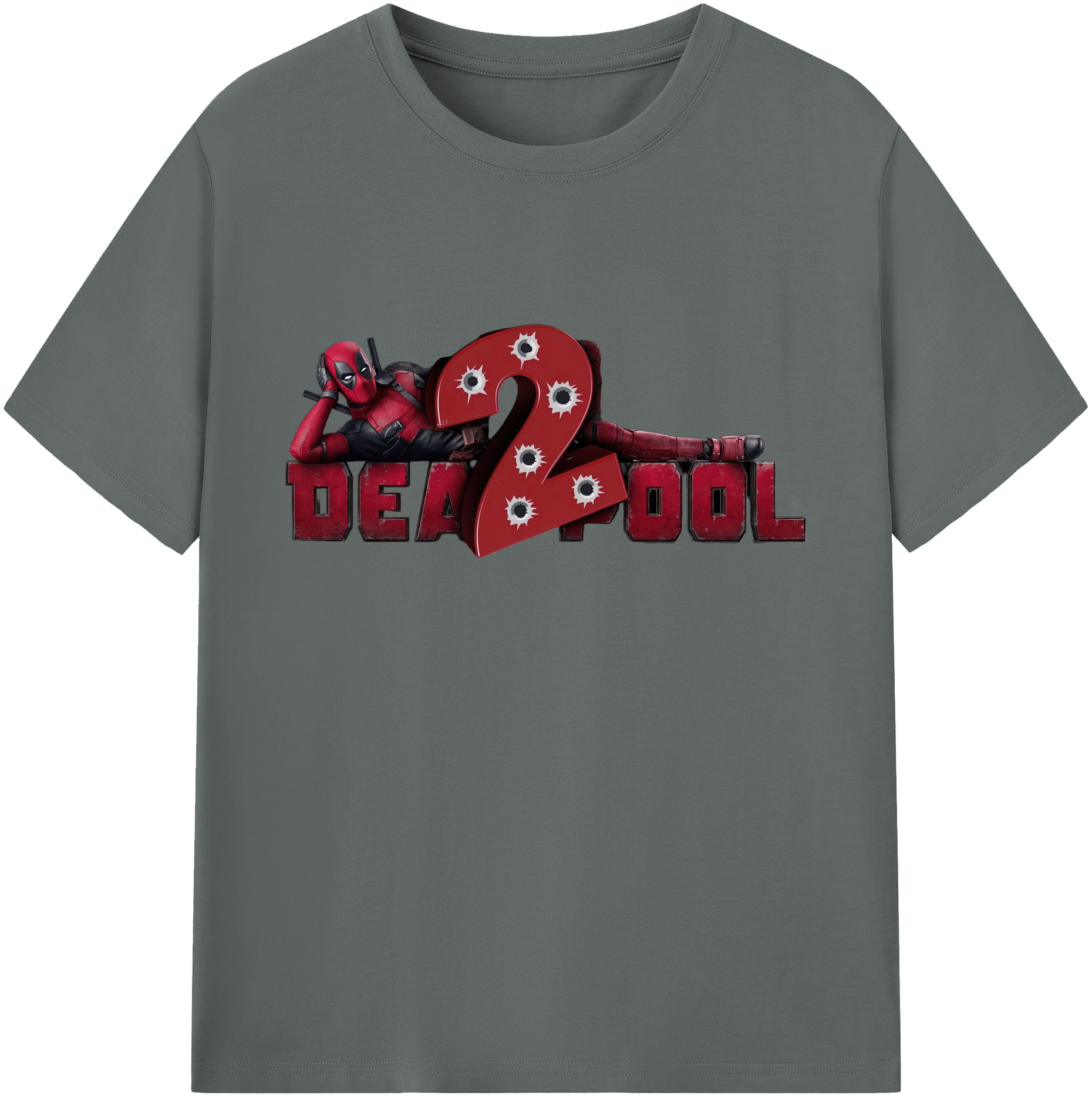 （画像用） Deadpool デッドプール 綿100％ メンズ半袖Tシャツ｜肌触りやわらか＆通気性